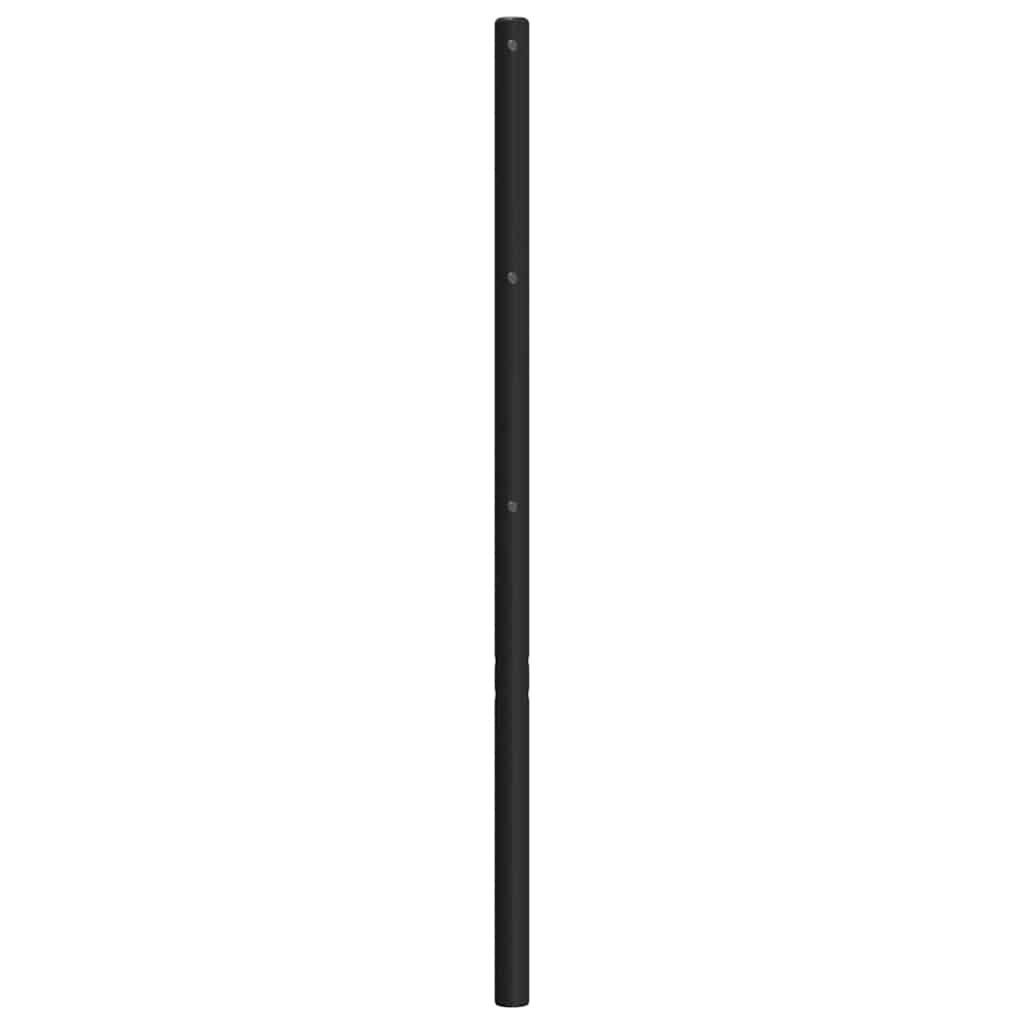 Metalno zamjensko uzglavlje crno 90 cm