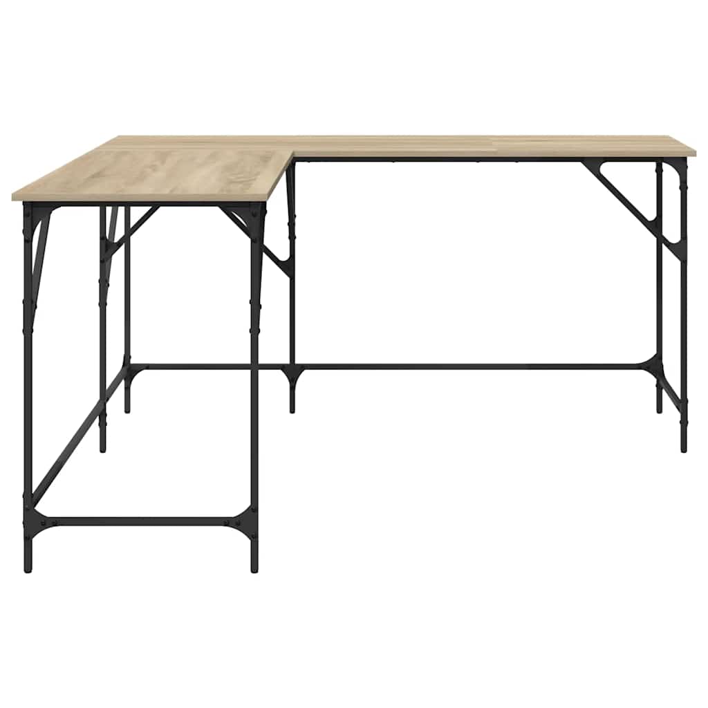 Radni stol boja hrasta sonome 149x149x75 cm konstruirano drvo