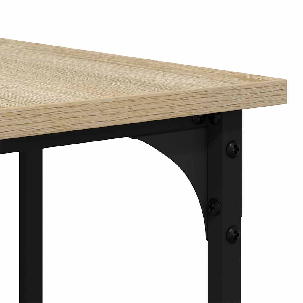 Radni stol boja hrasta sonome 139x139x75 cm konstruirano drvo