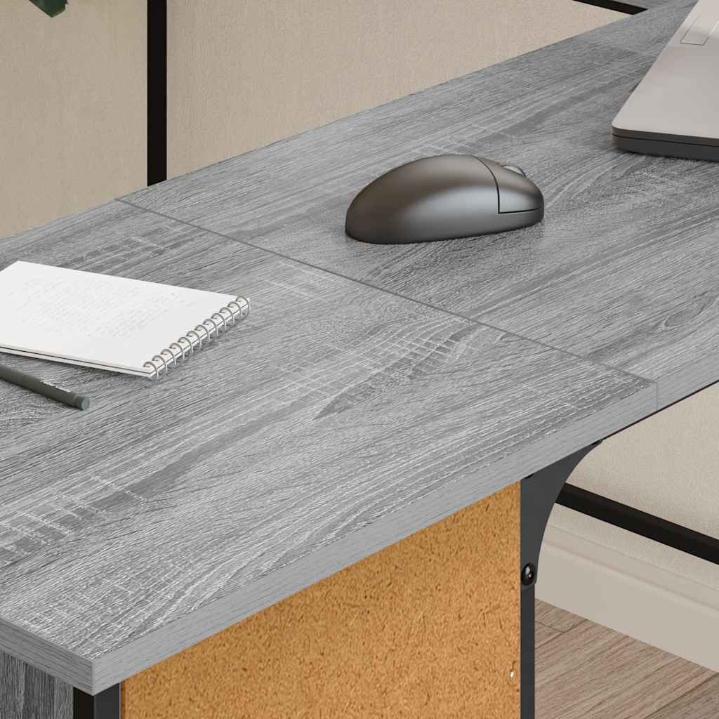 Radni stol boja hrasta sonome 141x141x75 cm konstruirano drvo
