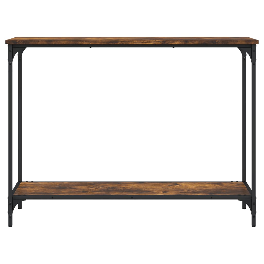 Konzolni stol boja hrasta 101x30,5x75 cm konstruirano drvo