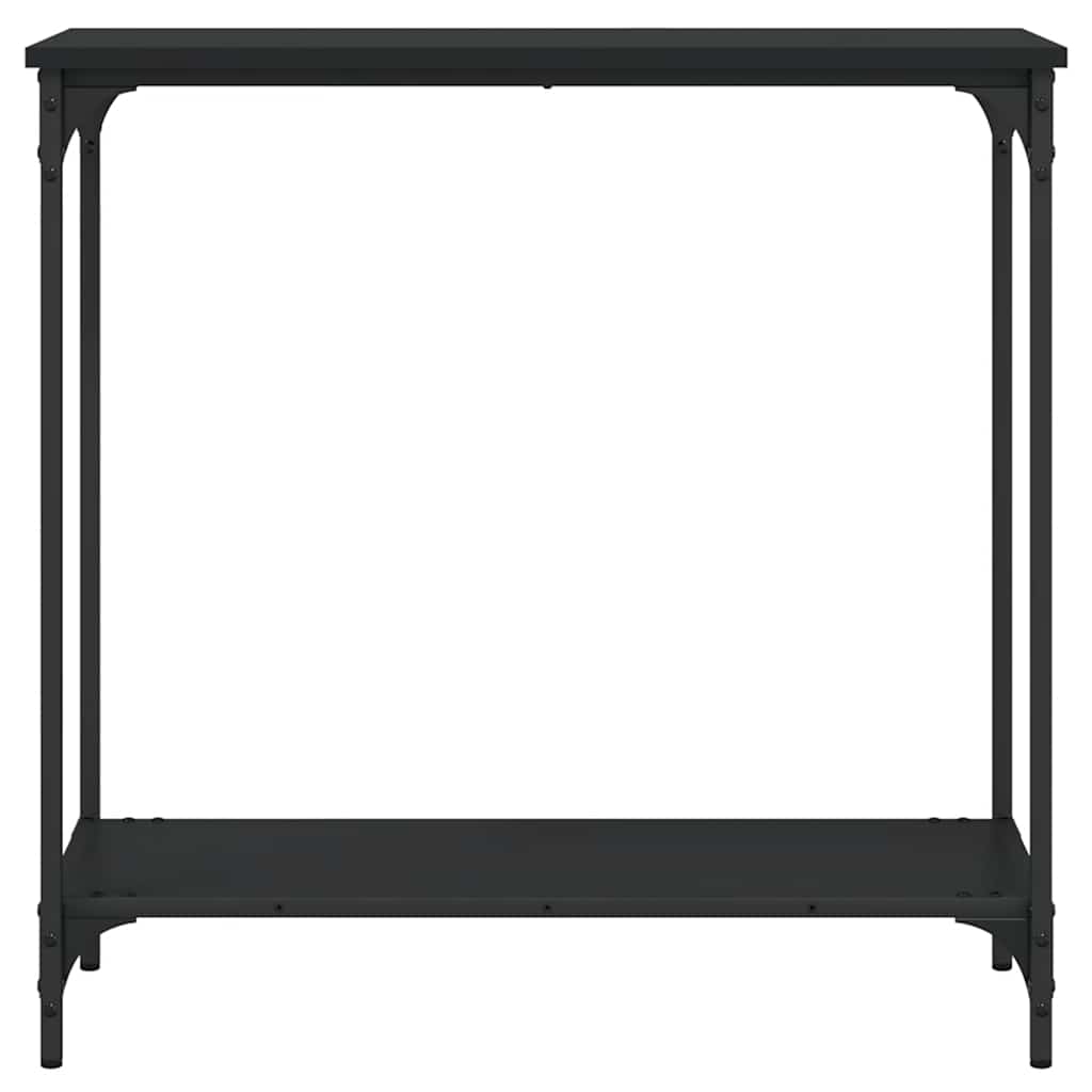 Konzolni stol crni 75 x 30,5 x 75 cm od konstruiranog drva