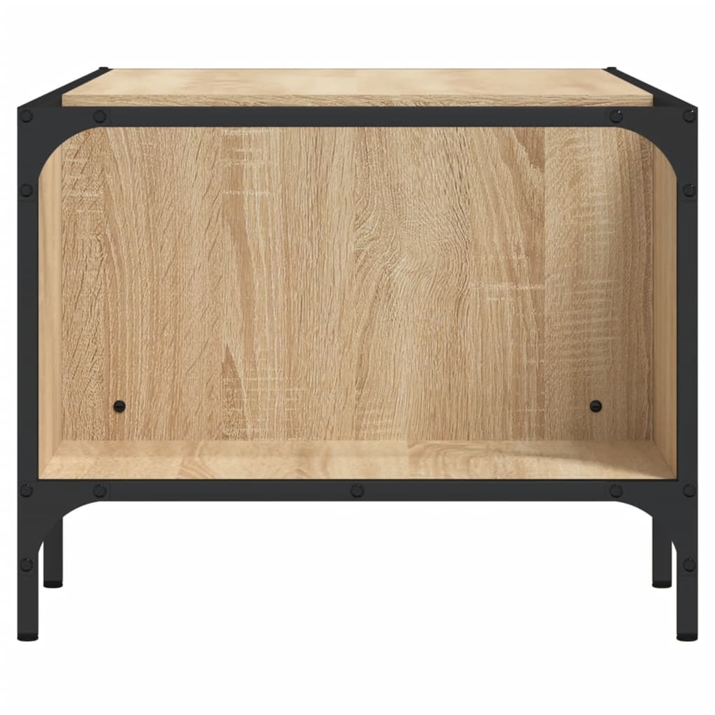 Stolić za kavu sa stalkom boja hrasta 100x51x40 cm
