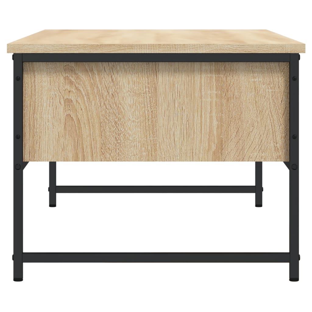 Stolić za kavu boja hrasta 101x49x39,5 cm konstruirano drvo