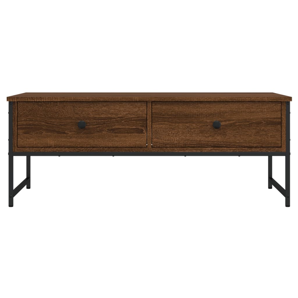 Stolić za kavu boja hrasta 101x49x39,5 cm konstruirano drvo