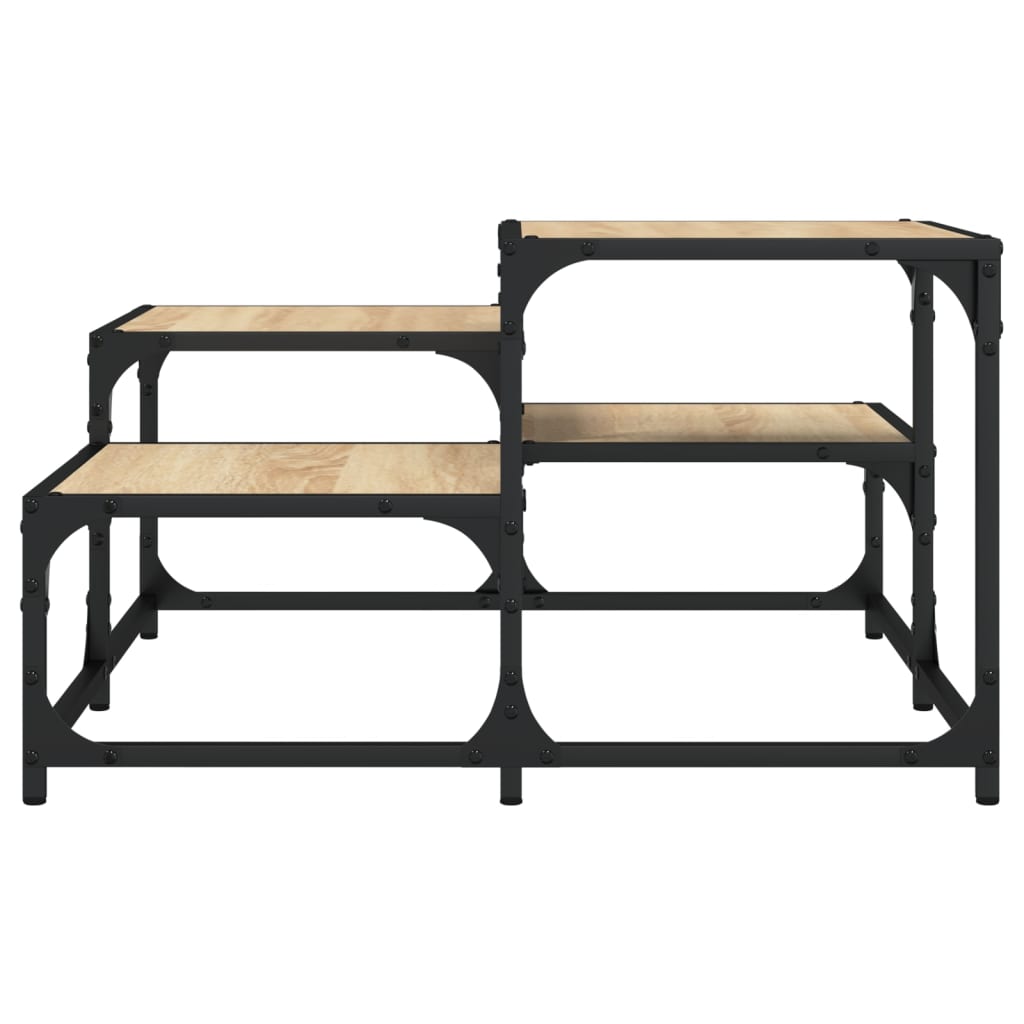 Stolić za kavu boja hrasta sonome 68x68x40 cm konstruirano drvo