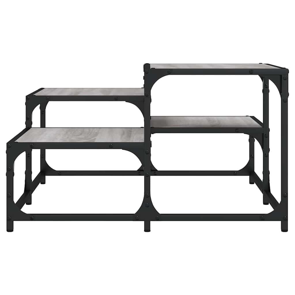 Stolić za kavu boja sivog hrasta 68x68x40 cm konstruirano drvo