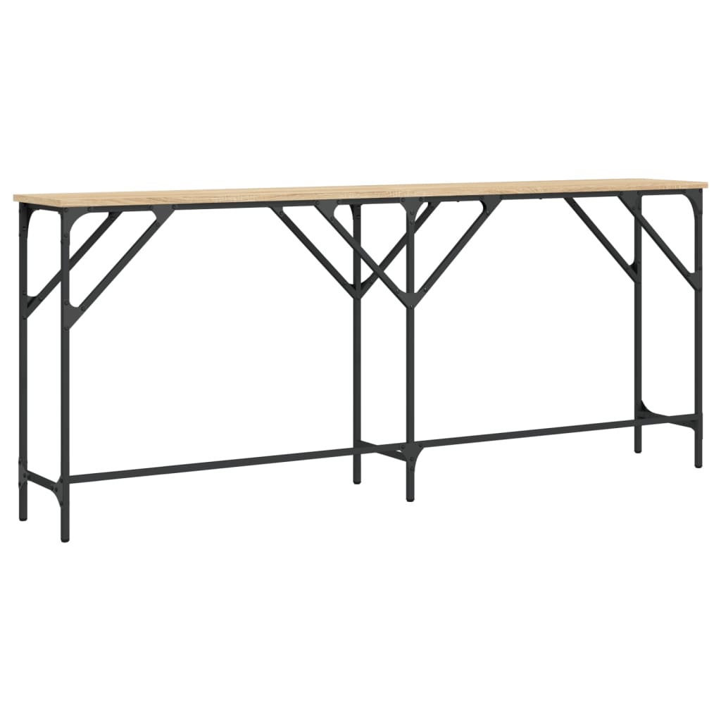 Konzolni stol boja hrasta sonome 180x29x75 cm konstruirano drvo
