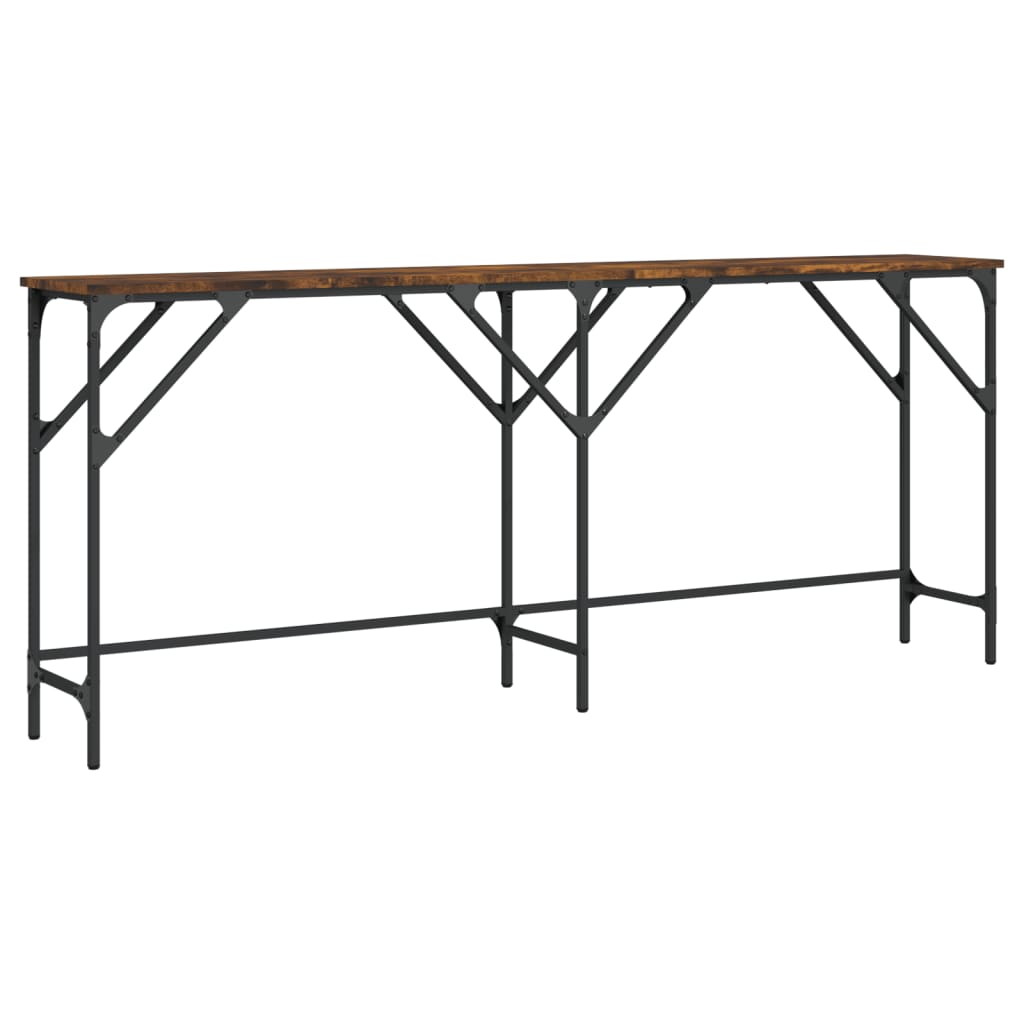 Konzolni stol boja hrasta 180x29x75 cm od konstruiranog drva