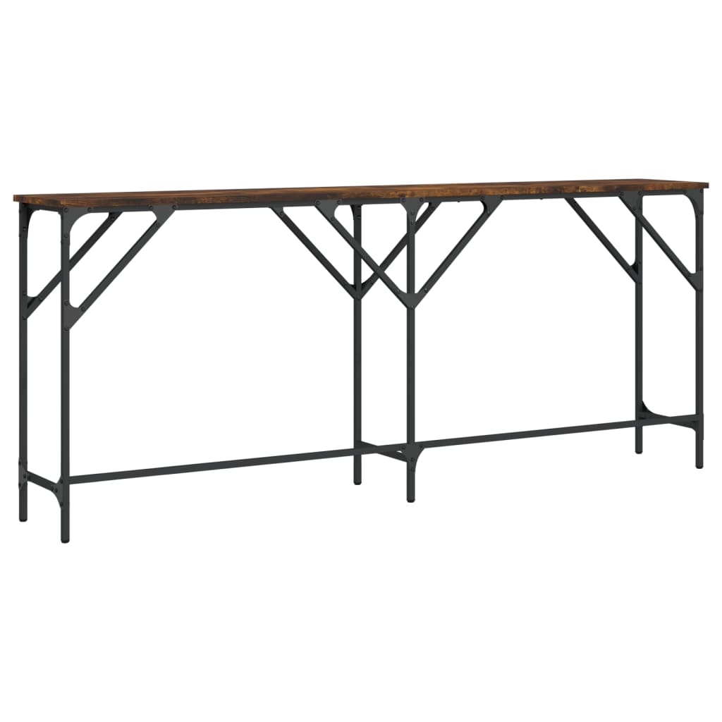 Konzolni stol boja hrasta 180x29x75 cm od konstruiranog drva