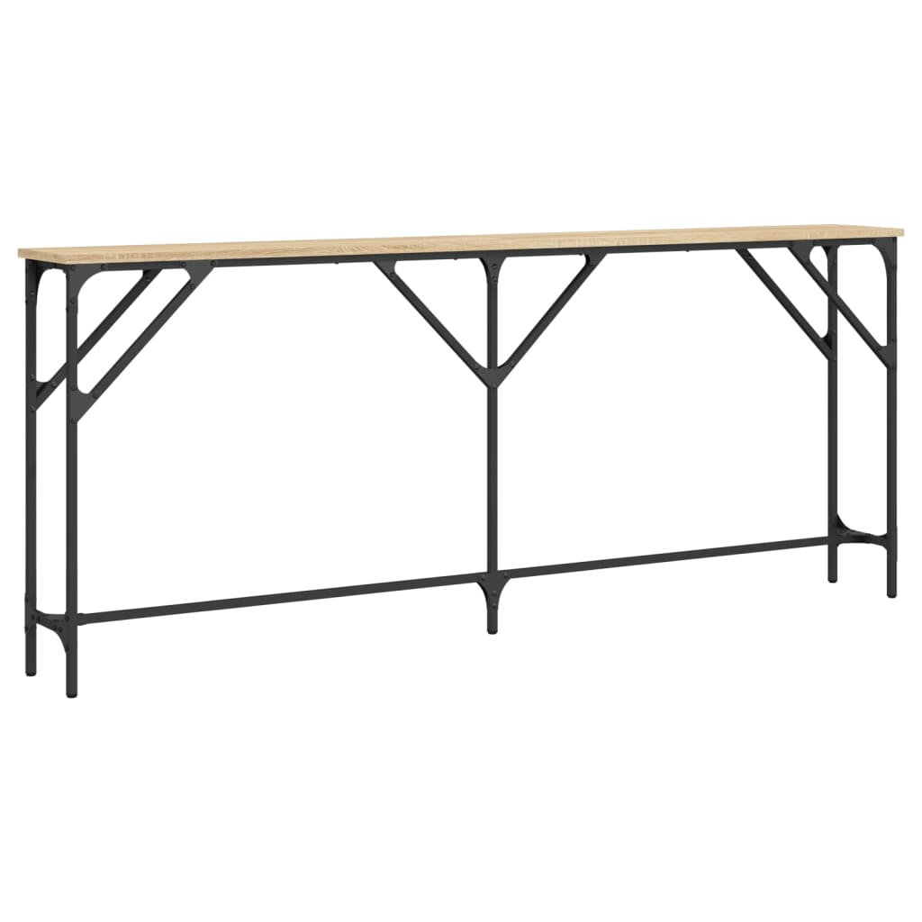 Konzolni stol boja hrasta sonome 180x23x75 cm konstruirano drvo