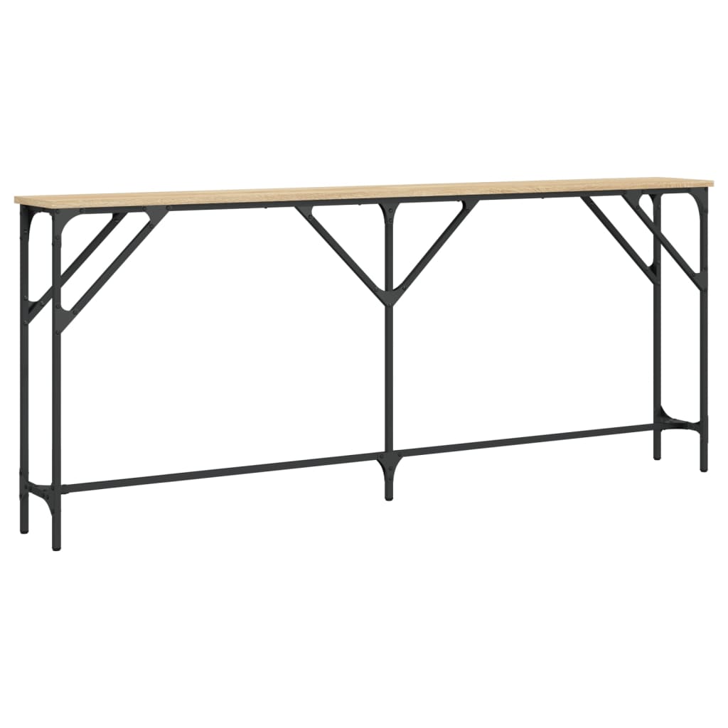 Konzolni stol boja hrasta sonome 180x23x75 cm konstruirano drvo