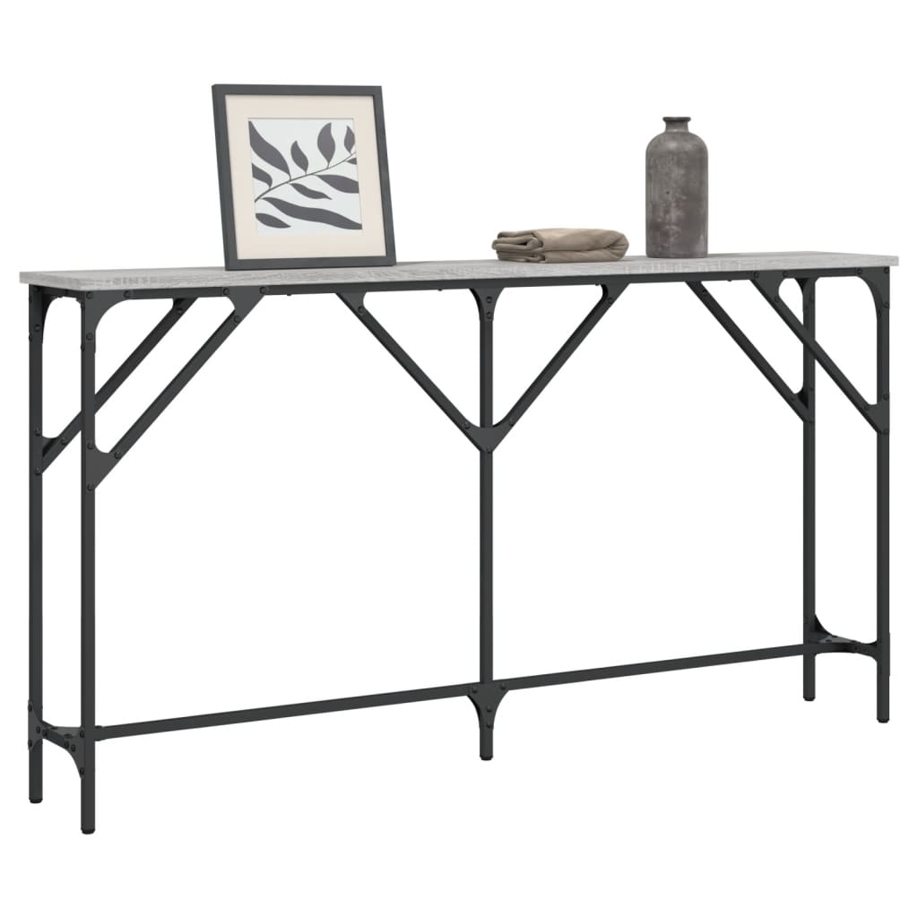 Konzolni stol boja hrasta sonome 140x23x75 cm konstruirano drvo
