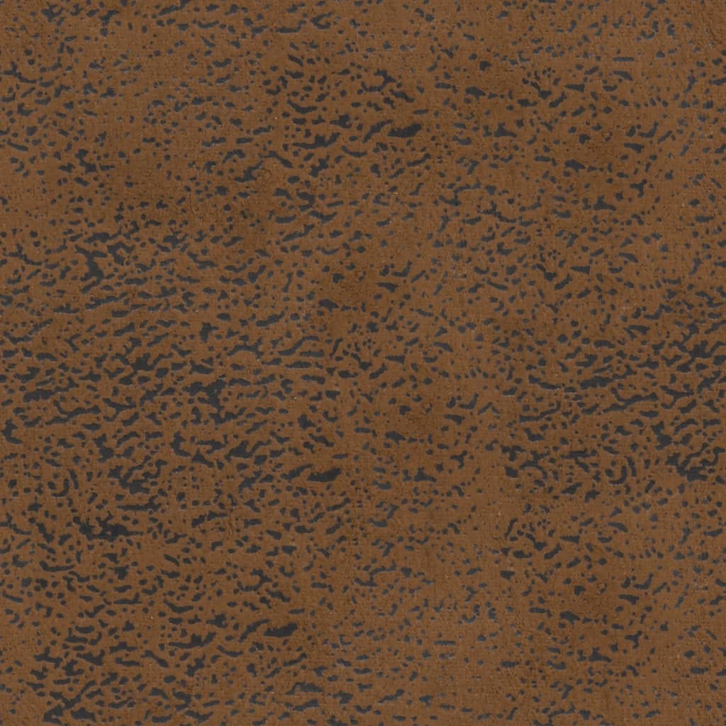 Klupa s naslonom smeđa 112 x 65,5 x 75 cm umjetna brušena koža