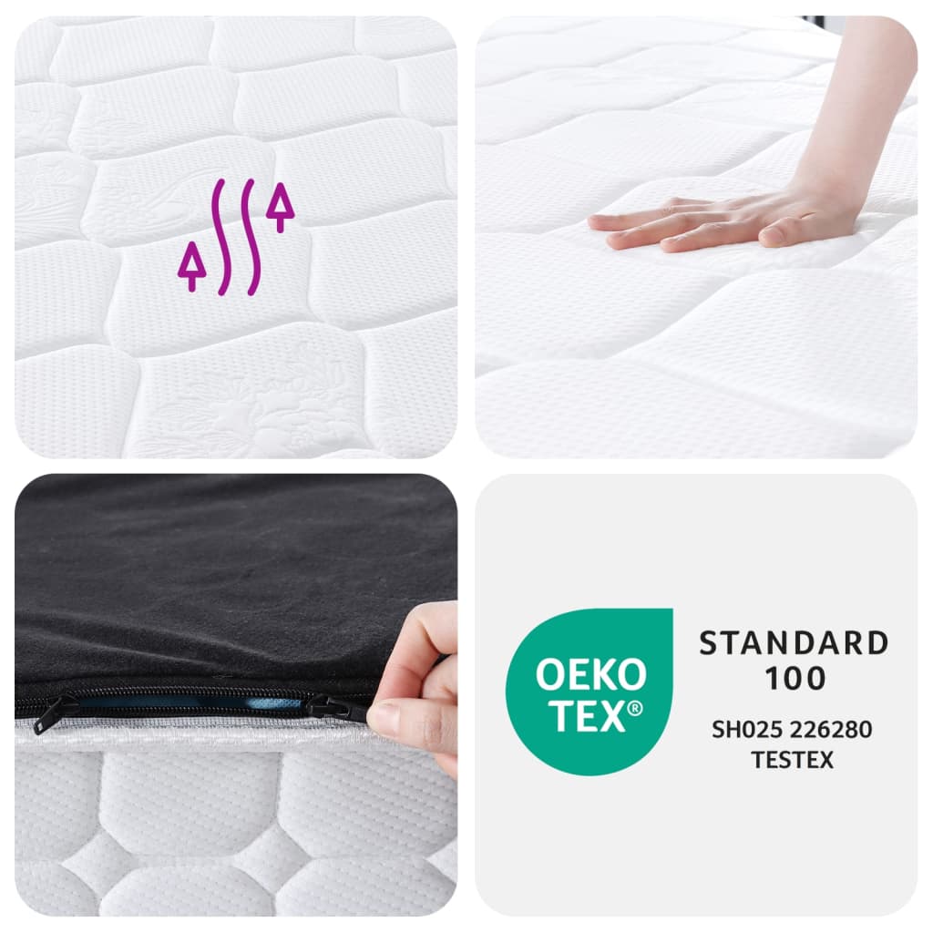 Madrac s džepičastim oprugama srednje čvrst 80x200 cm