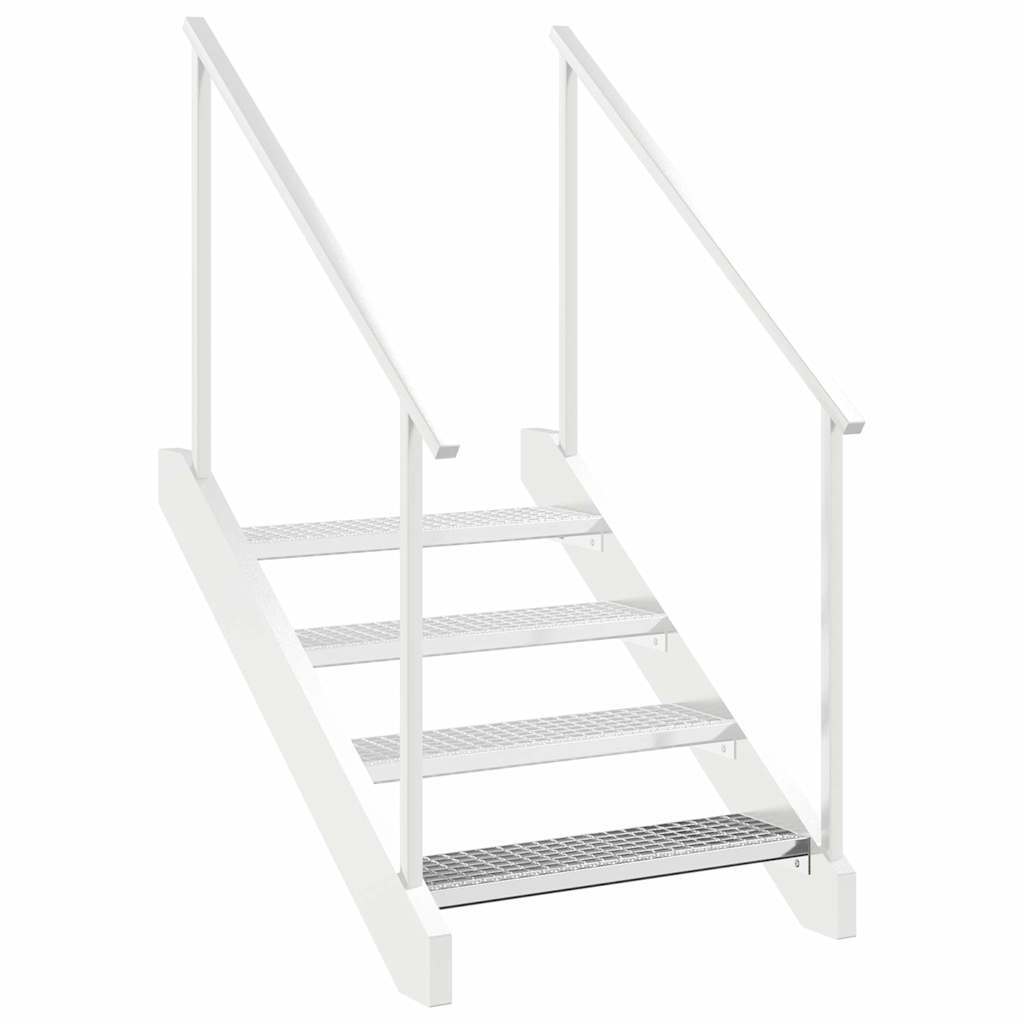 Rešetkasta stepenica 80 x 24 x 7 cm od pocinčanog čelika