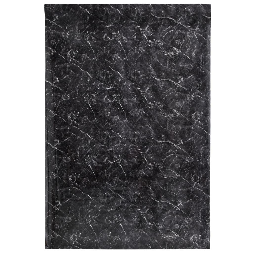 Naljepnice za namještaj samoljepljive mramor crne 90x500 cm PVC