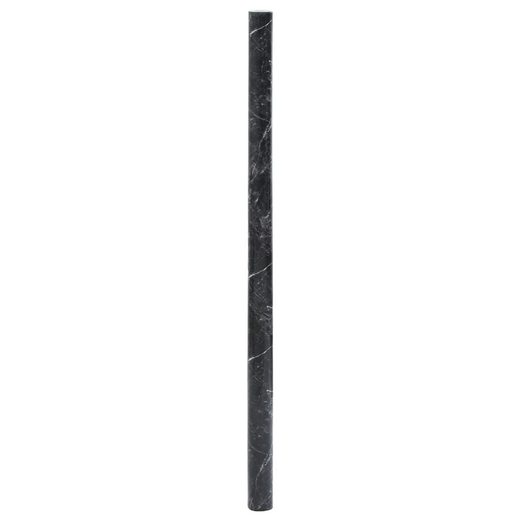 Naljepnice za namještaj samoljepljive mramor crne 90x500 cm PVC