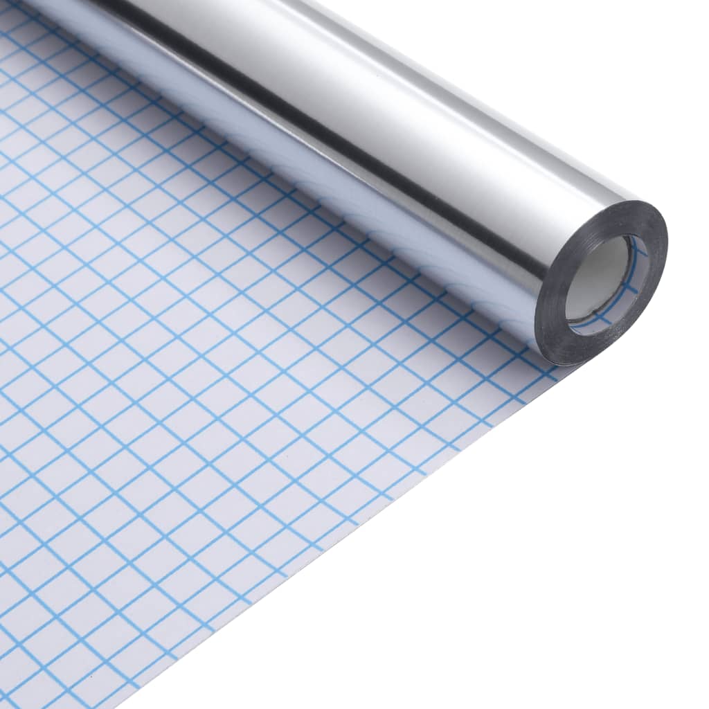 Naljepnice za namještaj samoljepljive srebrne 90 x 500 cm PVC