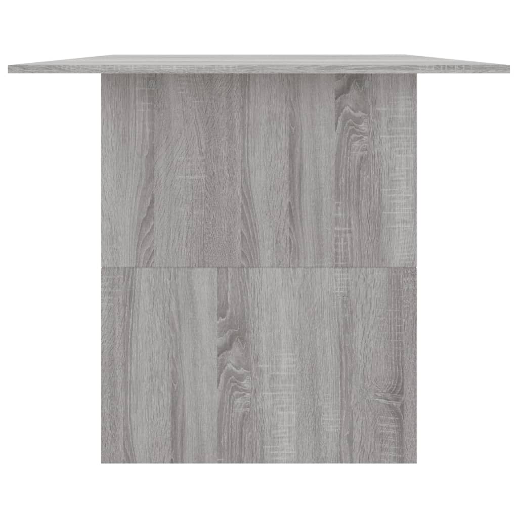 Blagovaonski stol boja hrasta 180x90x76 cm konstruirano drvo