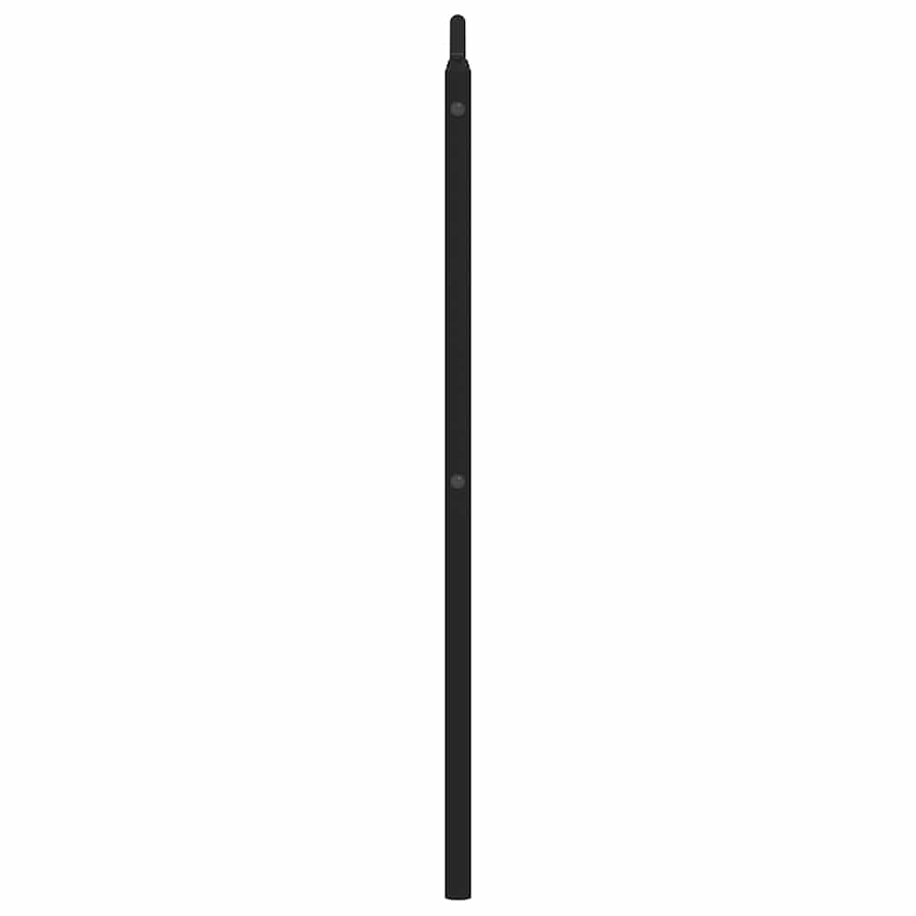 Metalno zamjensko uzglavlje crno 135 cm