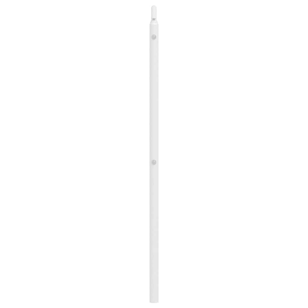 Metalno zamjensko uzglavlje bijelo 135 cm