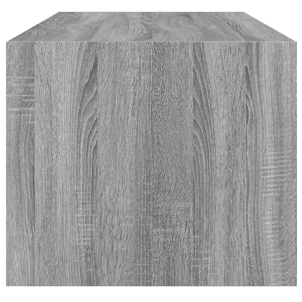 Stolić za kavu sa staklenim vratima boja hrasta 102x50x42 cm