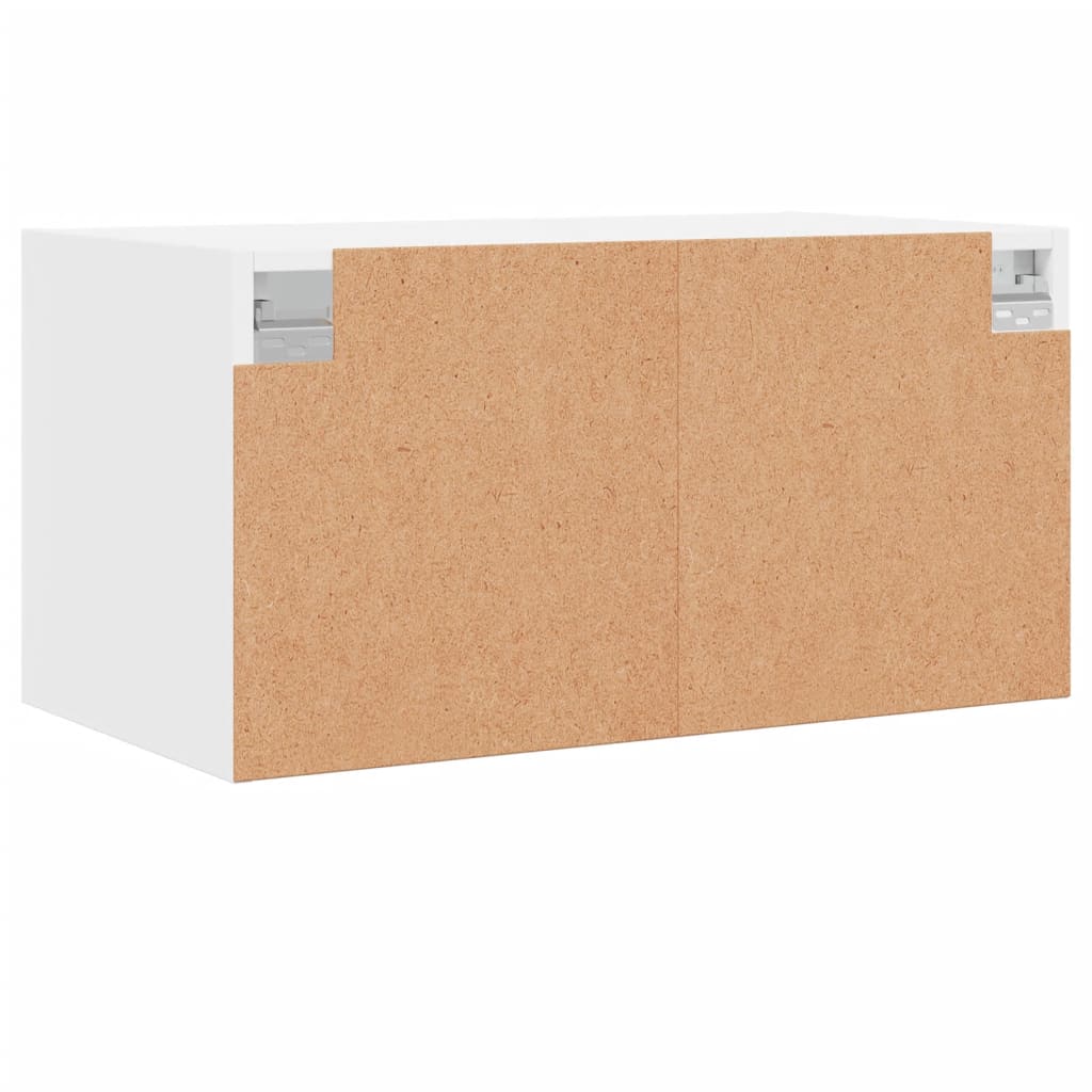 Zidni ormarić sa staklenim vratima bijeli 68,5 x 37 x 35 cm