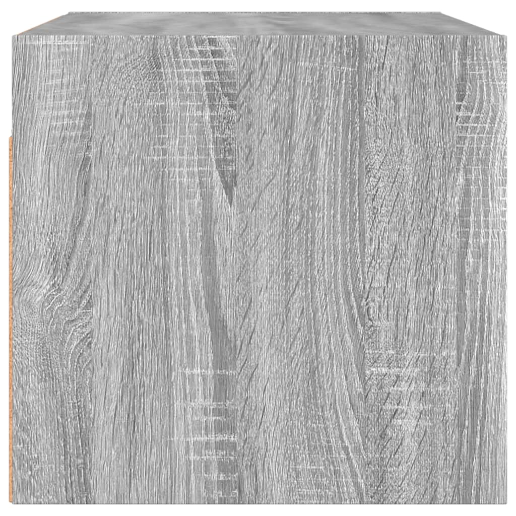 Zidni ormarići staklena vrata 2 kom boja hrasta 68,5x37x35 cm