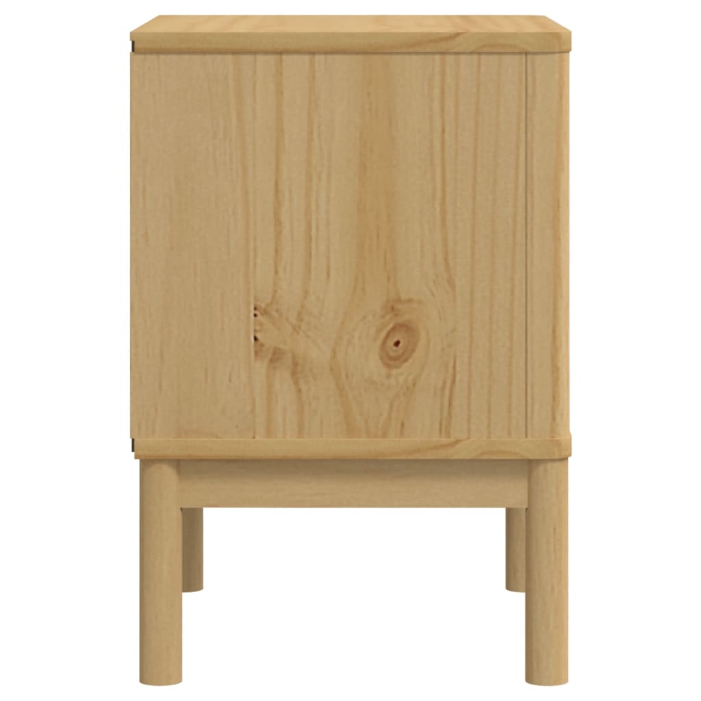 Noćni ormarić FLORO voštano smeđi 45x39x57 cm masivna borovina