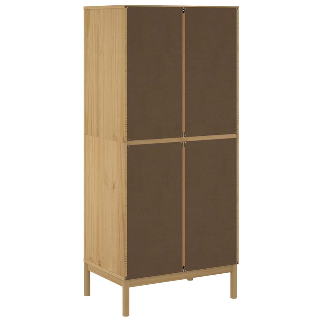 Ormar FLORO voštano smeđi 77 x 53 x 171 cm od masivne borovine