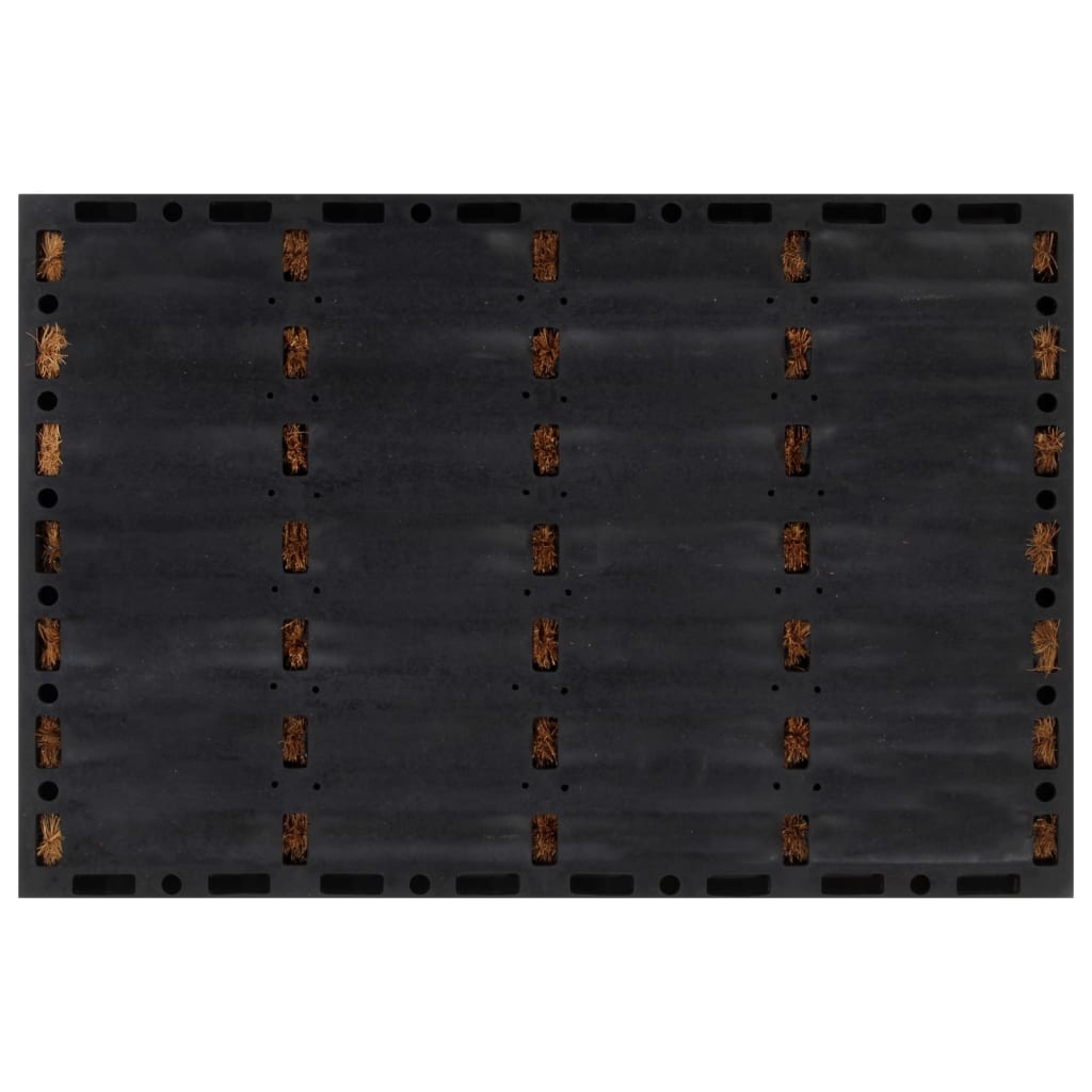 Otirač pravokutni 40 x 60 cm od gume i kokosovih vlakana
