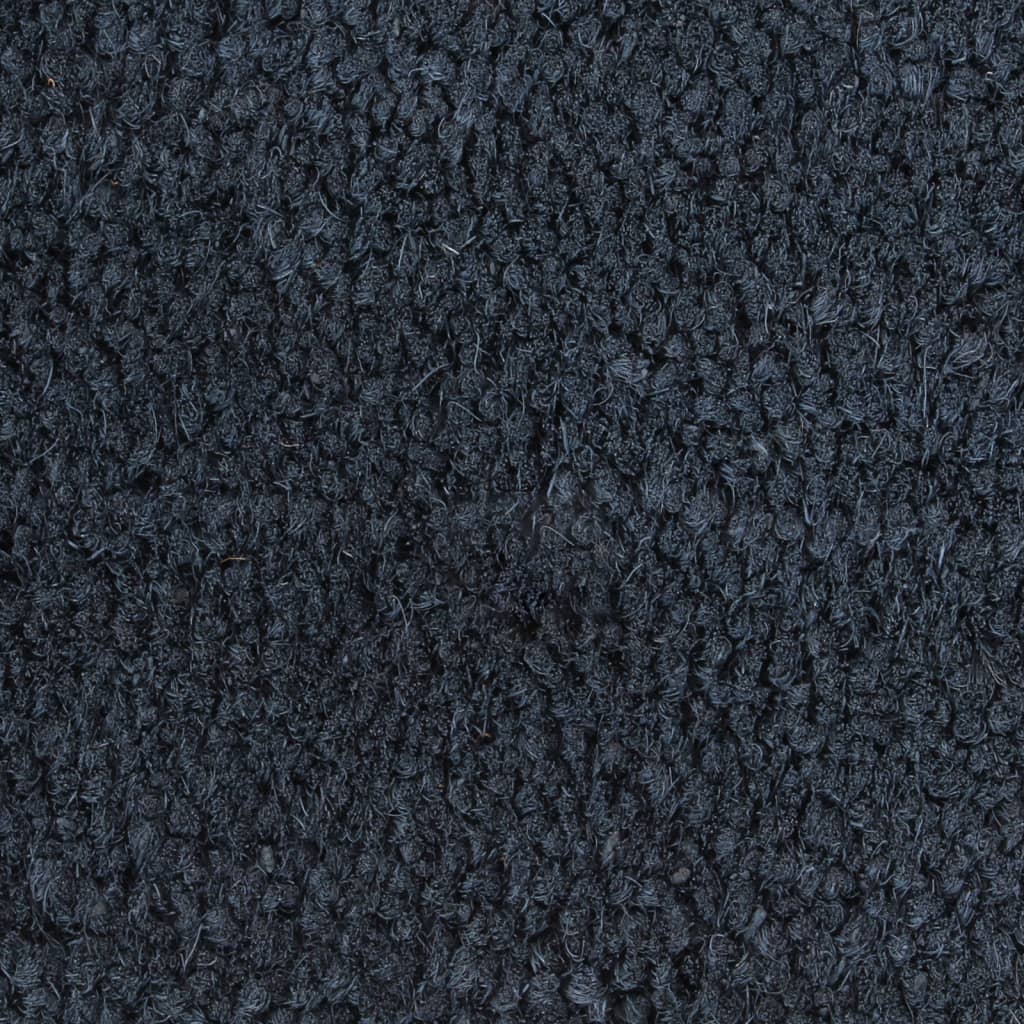 Otirači 5 kom tamnosivi 40 x 60 cm čupavi od kokosovih vlakana