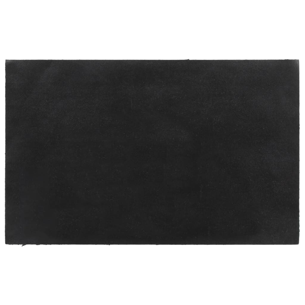 Otirači tamnosivi 50 x 80 cm čupavi od kokosovih vlakana