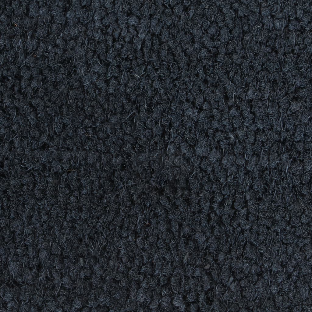 Otirači tamnosivi 90x150 cm čupavi od kokosovih vlakana