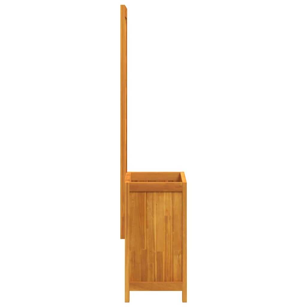 Sadilica s rešetkom 55x29,5x132 cm od drva bagrema
