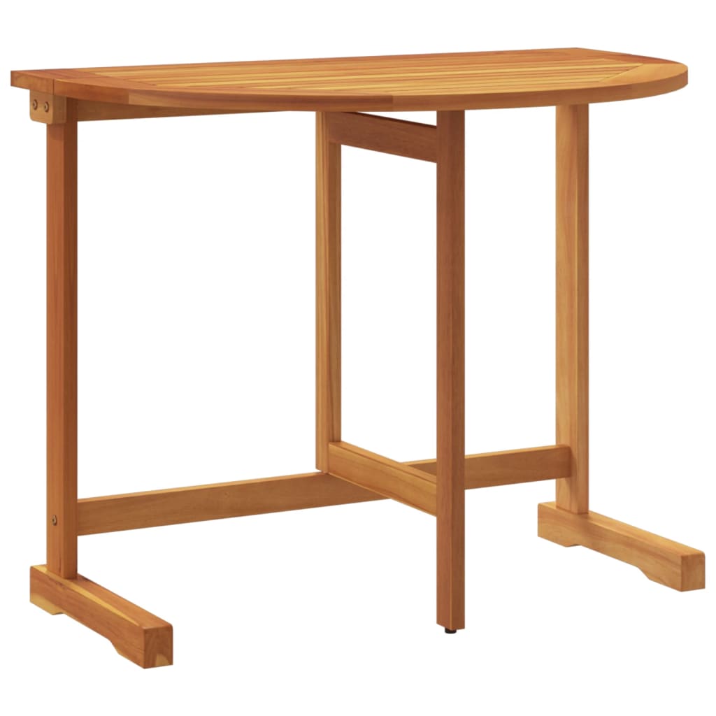 Sklopivi balkonski stol 90x60x72 cm od masivnog bagremovog drva