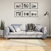 Tepih HUARTE kratkih vlakana mekani i perivi krem 120x120 cm