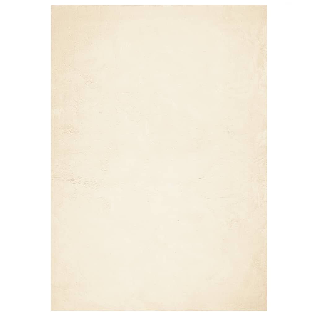 Tepih HUARTE kratkih vlakana mekani i perivi krem 200x280 cm