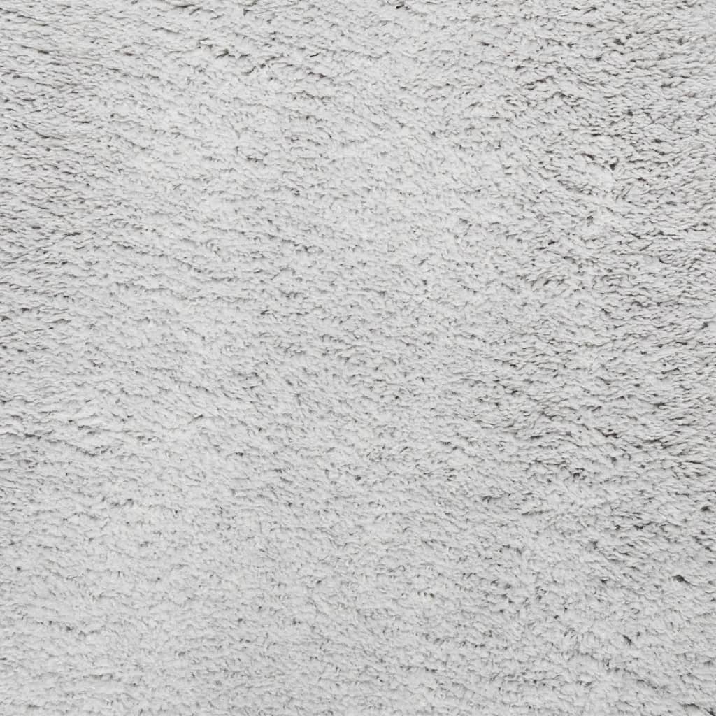Tepih HUARTE kratkih vlakana mekani i perivi sivi 60x110 cm