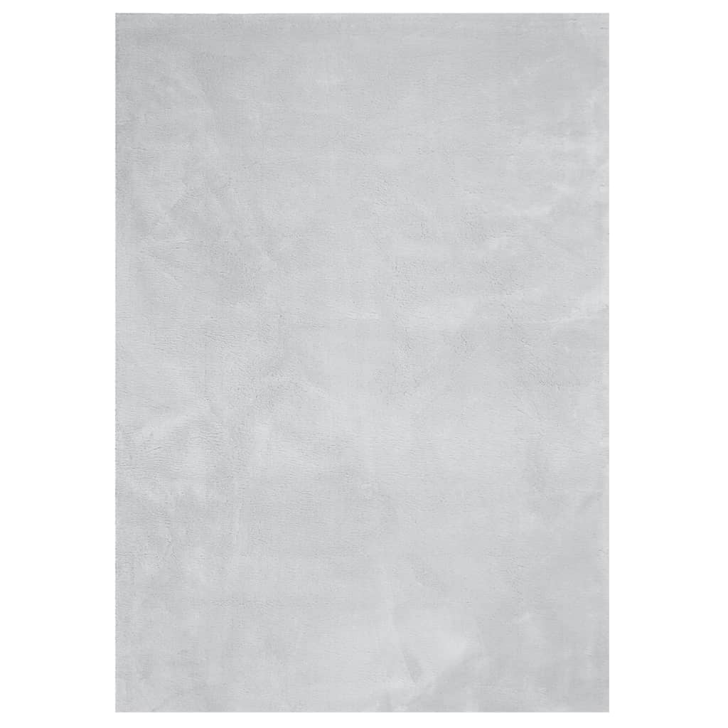 Tepih HUARTE kratkih vlakana mekani i perivi sivi 200x280 cm