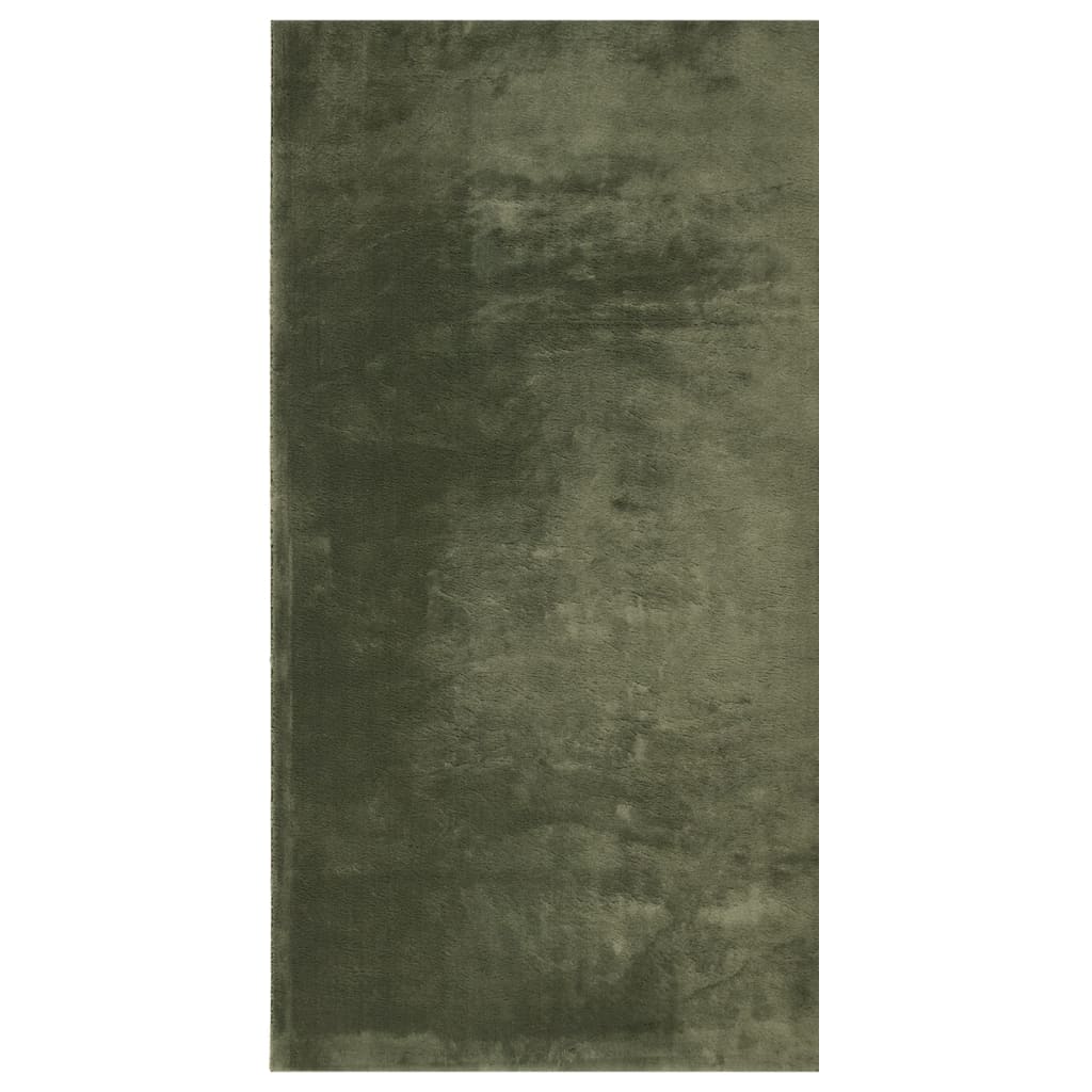 Tepih HUARTE kratkih vlakana mekani i perivi zeleni 80x150 cm