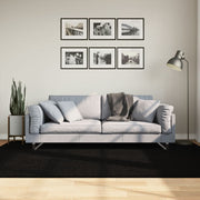 Tepih HUARTE kratkih vlakana mekani i perivi crni 160x230 cm