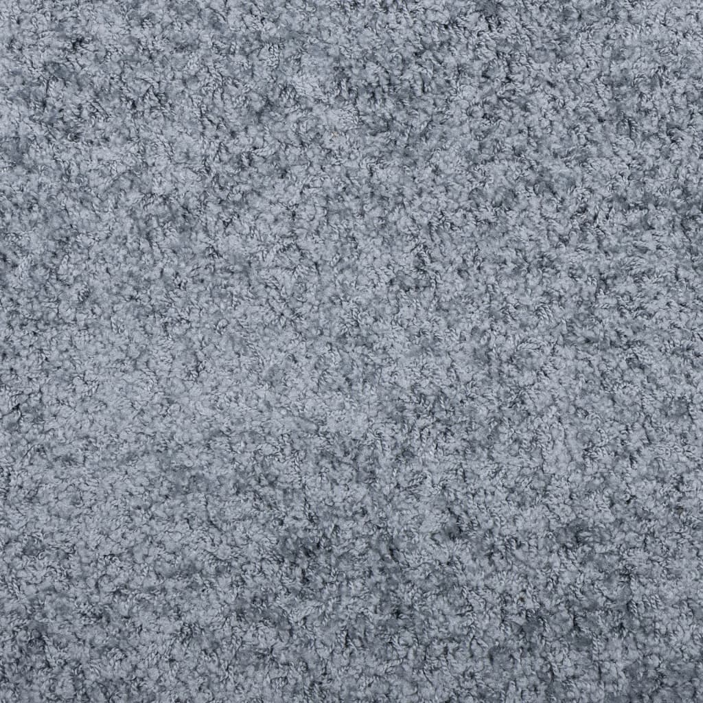 Čupavi tepih PAMPLONA visoka vlakna moderni plavi 200 x 280 cm