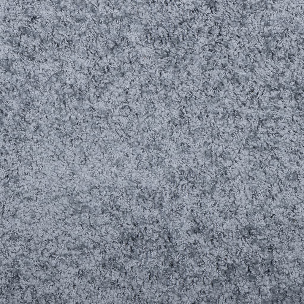 Čupavi tepih PAMPLONA visoka vlakna moderni plavi 240 x 340 cm