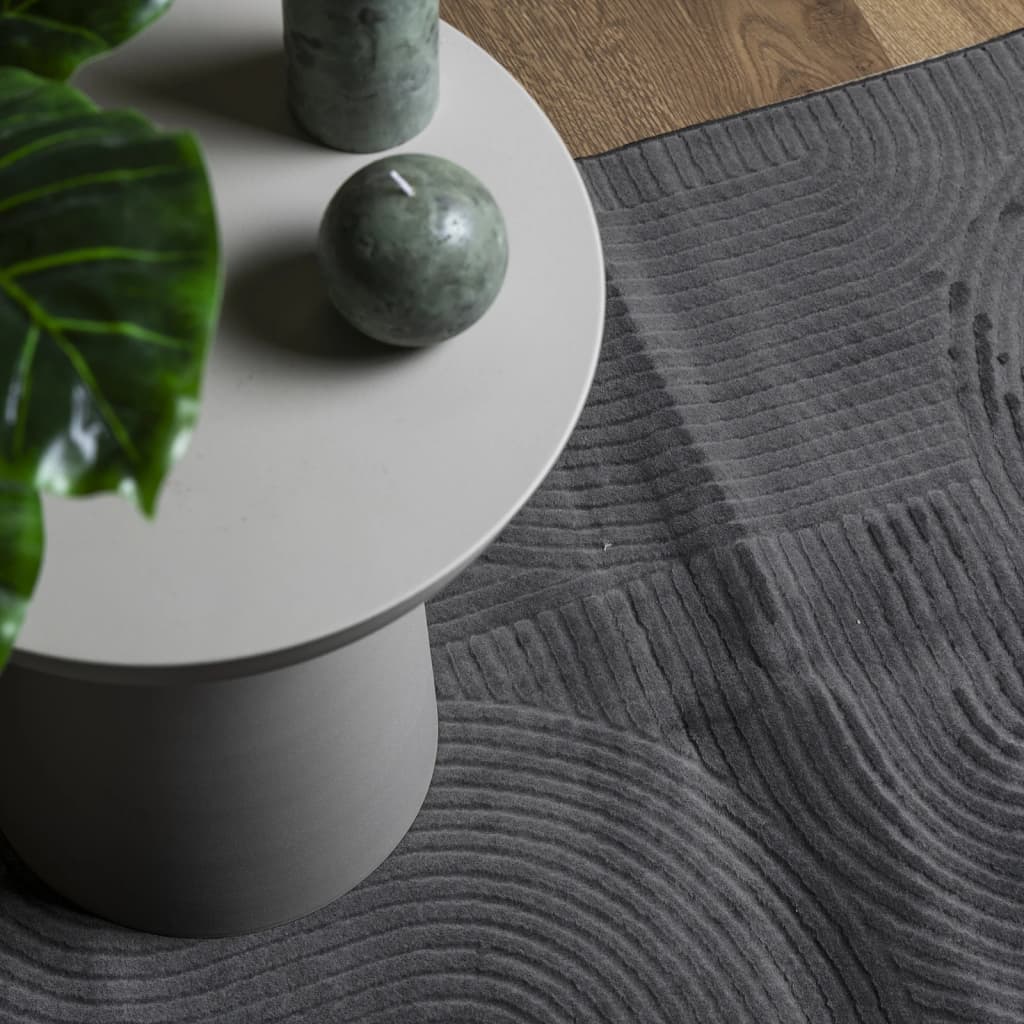 Tepih IZA kratka vlakna skandinavski izgled antracit 100x200 cm