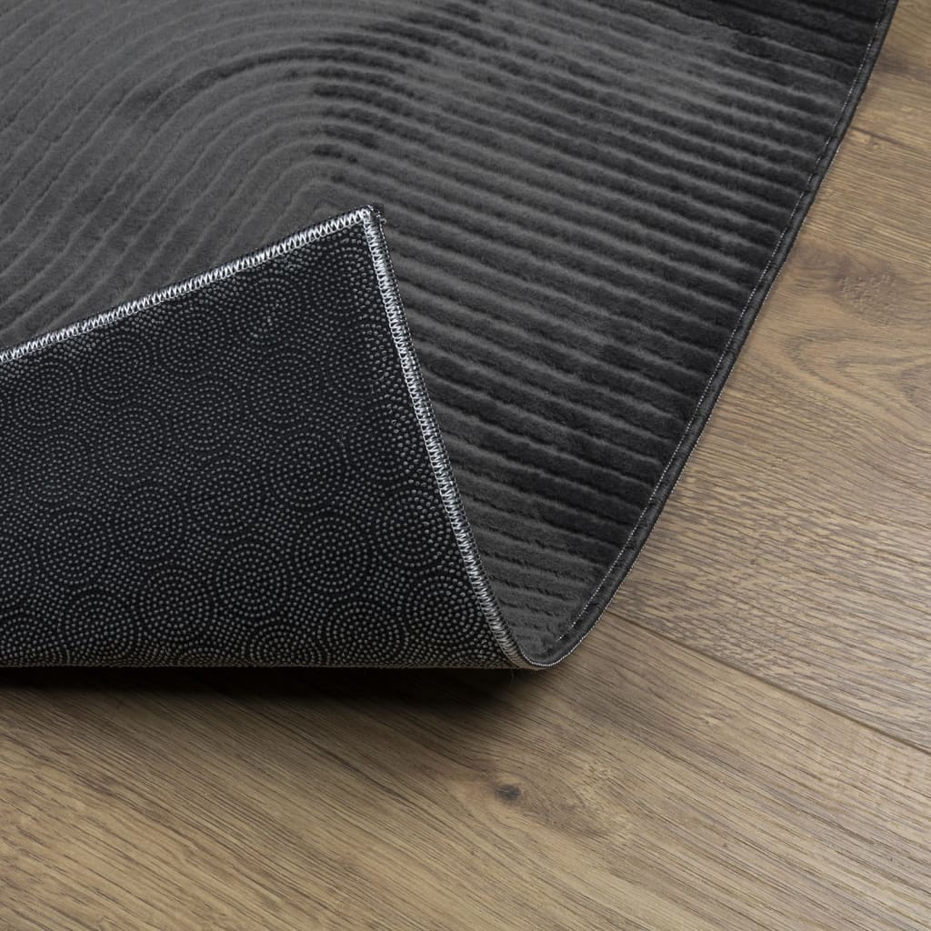 Tepih IZA kratka vlakna skandinavski izgled antracit 160x230 cm