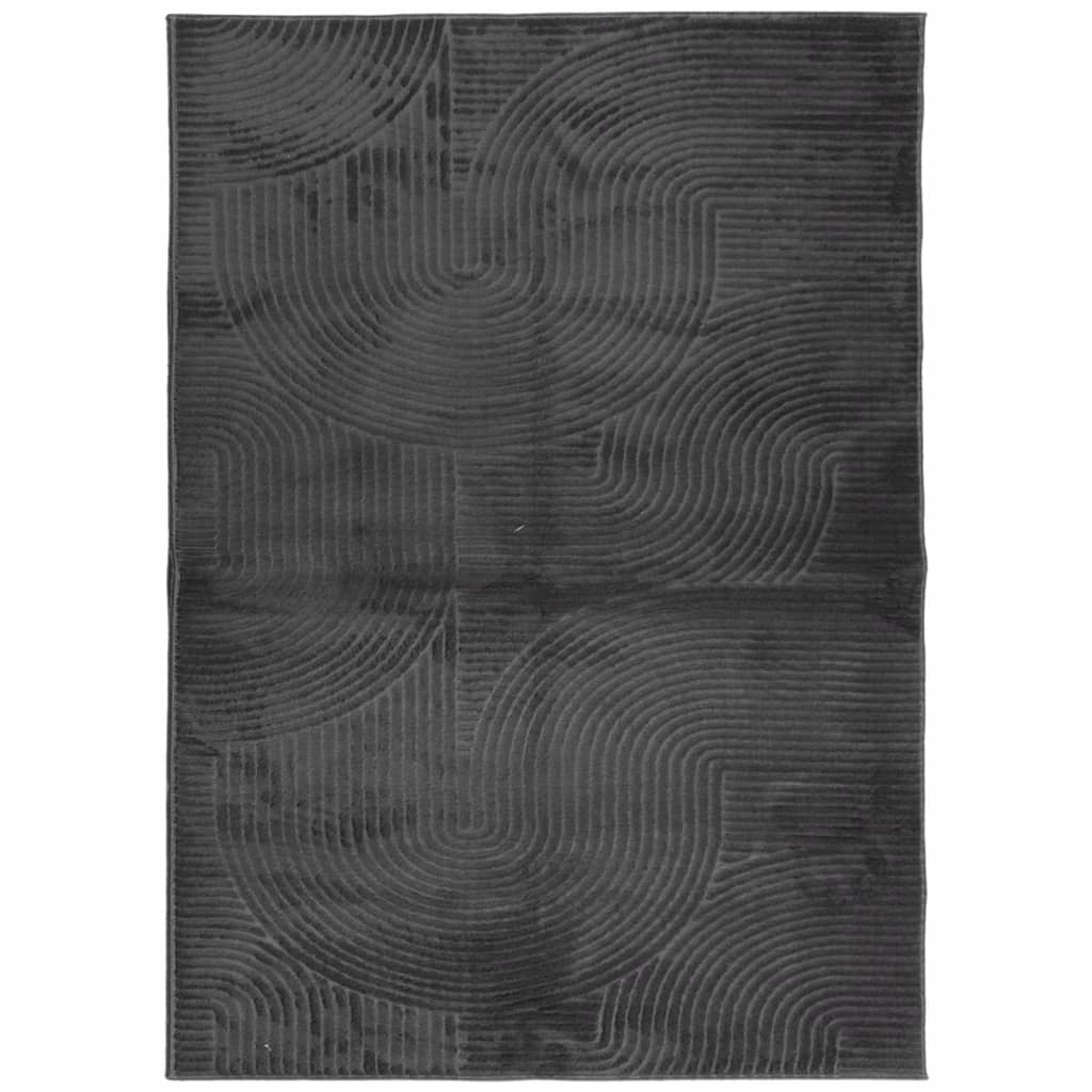 Tepih IZA kratka vlakna skandinavski izgled antracit 240x340 cm