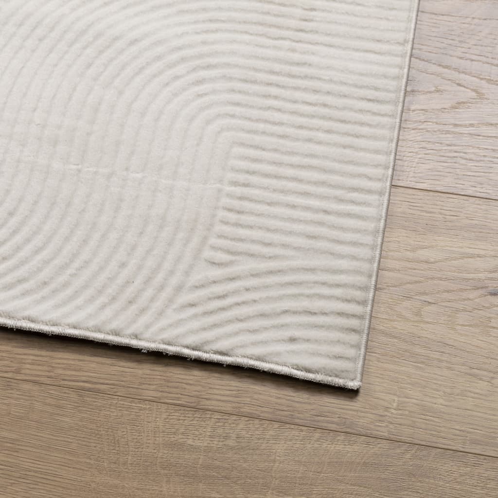 Tepih IZA kratka vlakna skandinavski izgled krem 200x280 cm