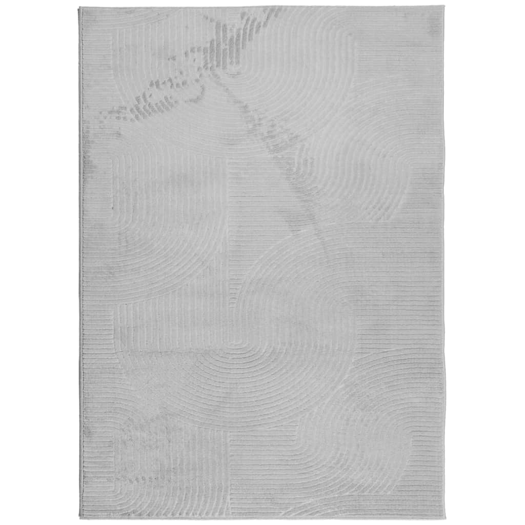Tepih IZA kratka vlakna skandinavski izgled sivi 240x340 cm